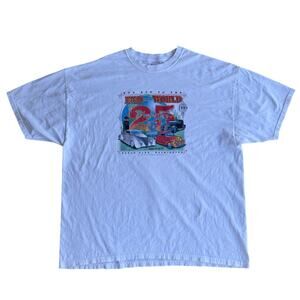 Vintage Washington Ocean Park Hot Rod 2008 Car Show ONP White Shirt Size 2XL